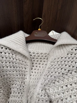 Alternative view of LORO PIANA Jackets Wool Knit Beige-Silver S-L F85202609063078