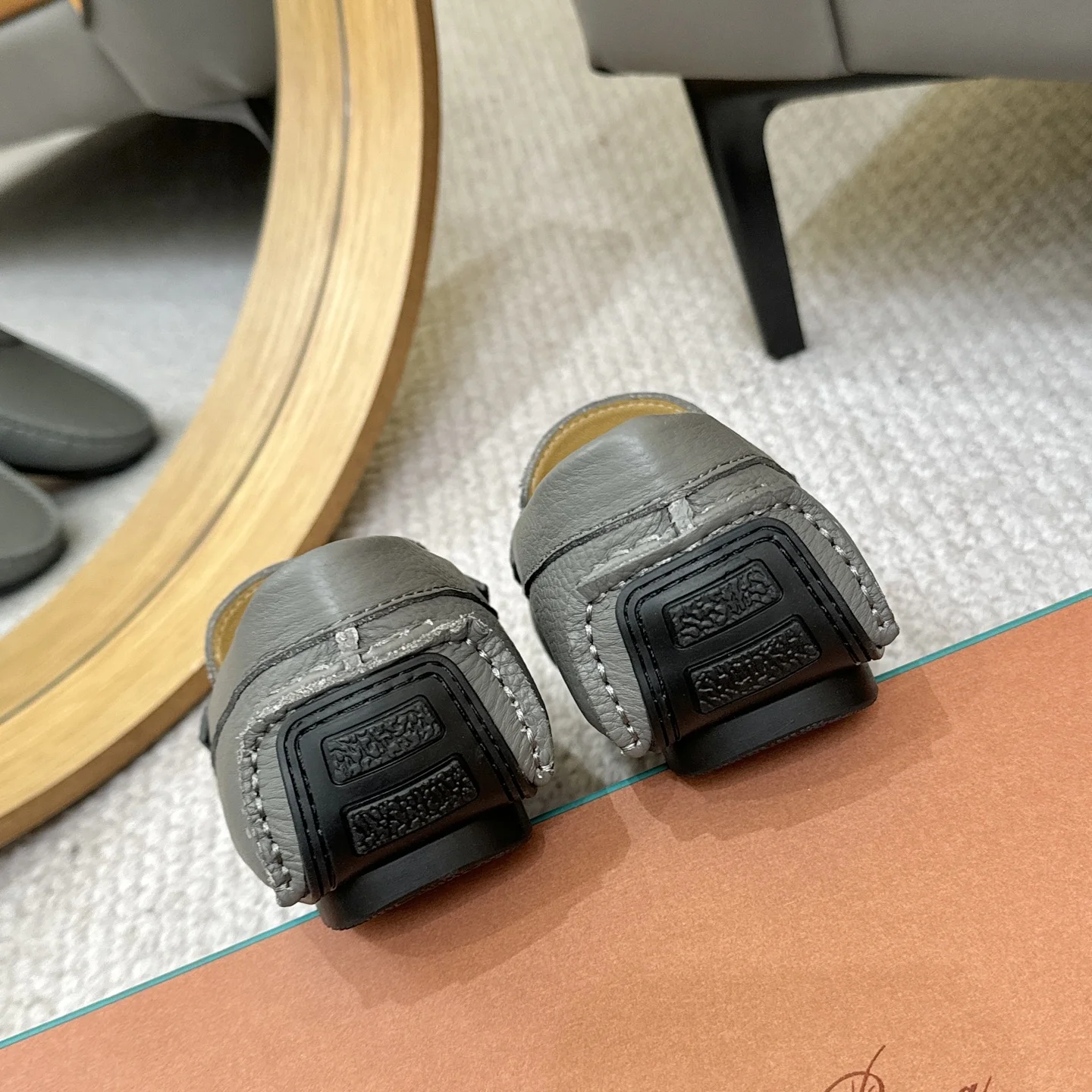 LORO PIANA Loafers Gray B00202609110140 - Image 9