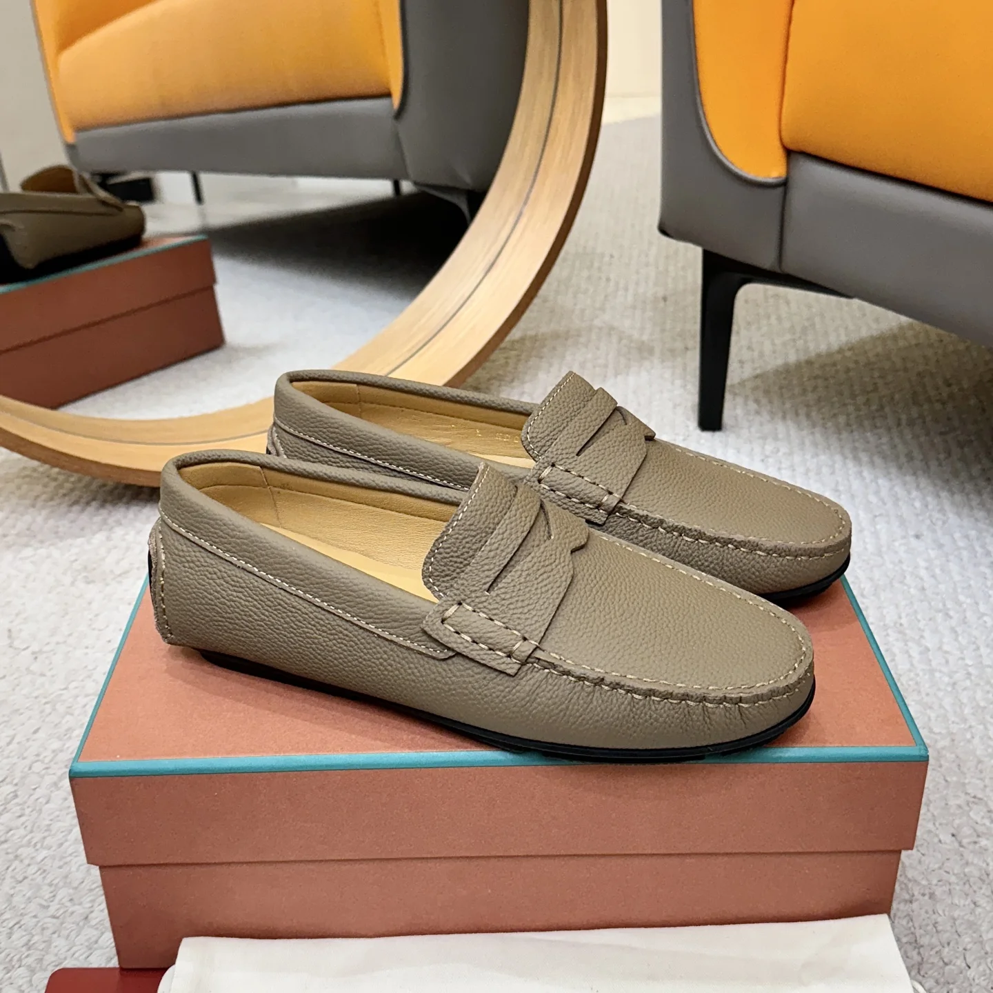 LORO PIANA Loafers Taupe B00202609110139 - Image 3