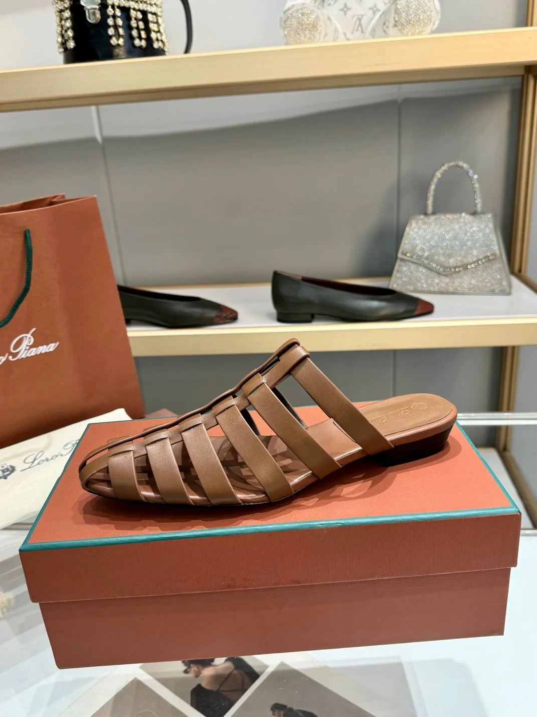 LORO PIANA Mules Brown B50202609111325 - Image 5