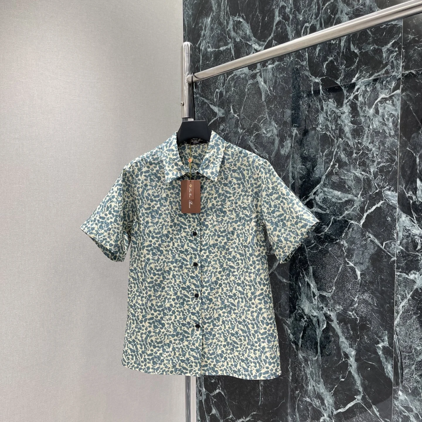 LORO PIANA Shirts Cream-Blue S-L C30202609061639