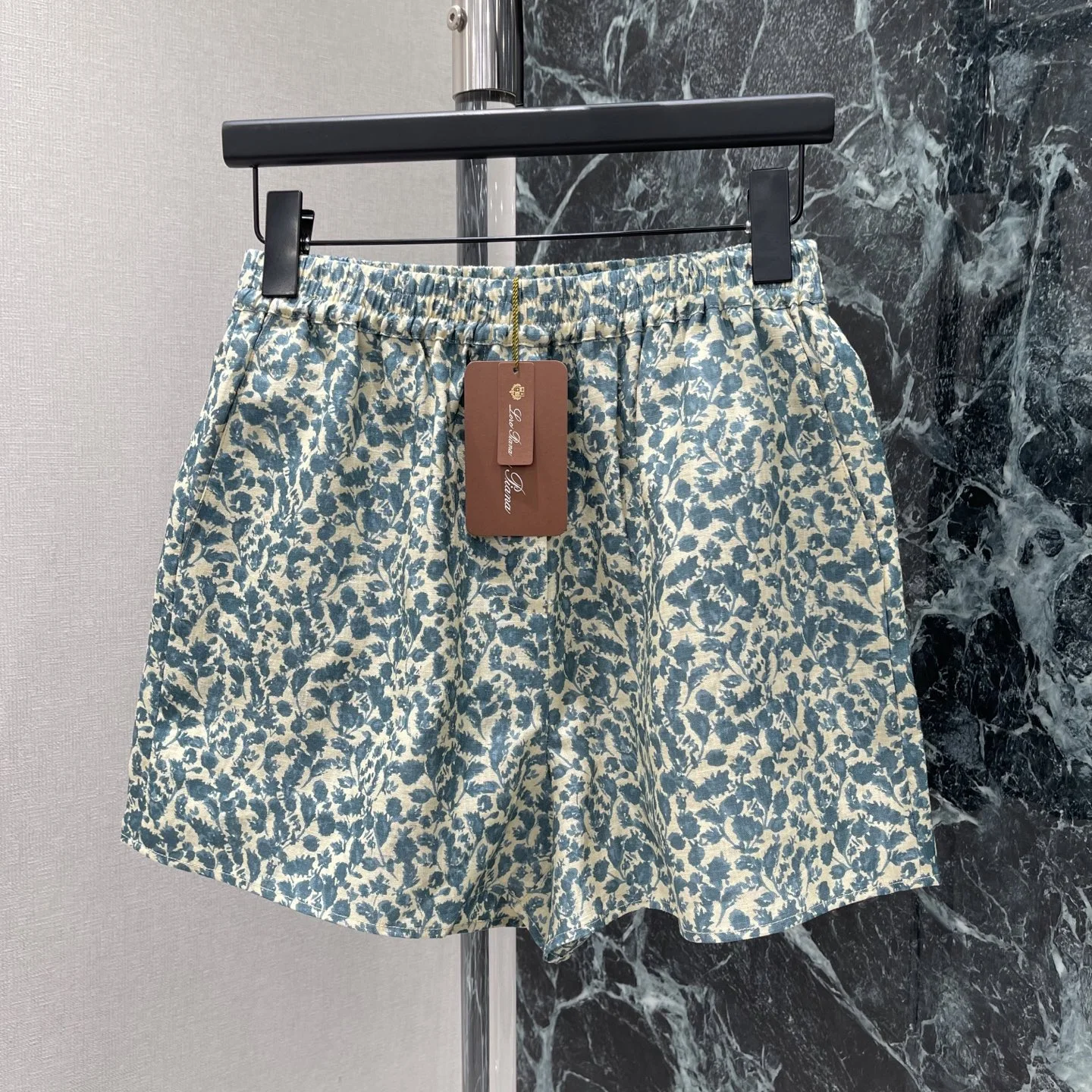 LORO PIANA Shorts Cream-Blue S-L B70202609061637 - Image 2