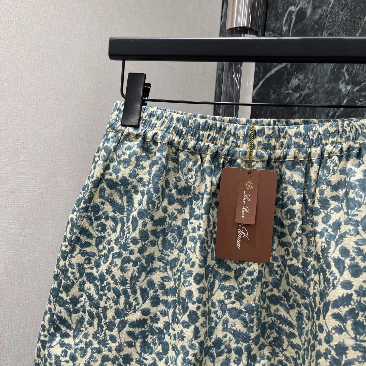LORO PIANA Shorts Cream-Blue S-L B70202609061637 - Image 3