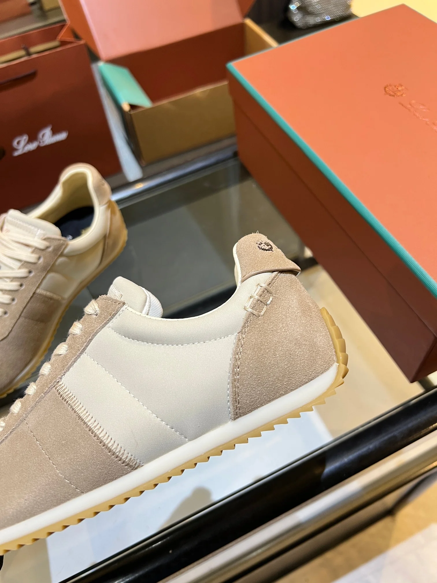 LORO PIANA Sneakers Beige-Cream B40202609111844 - Image 10