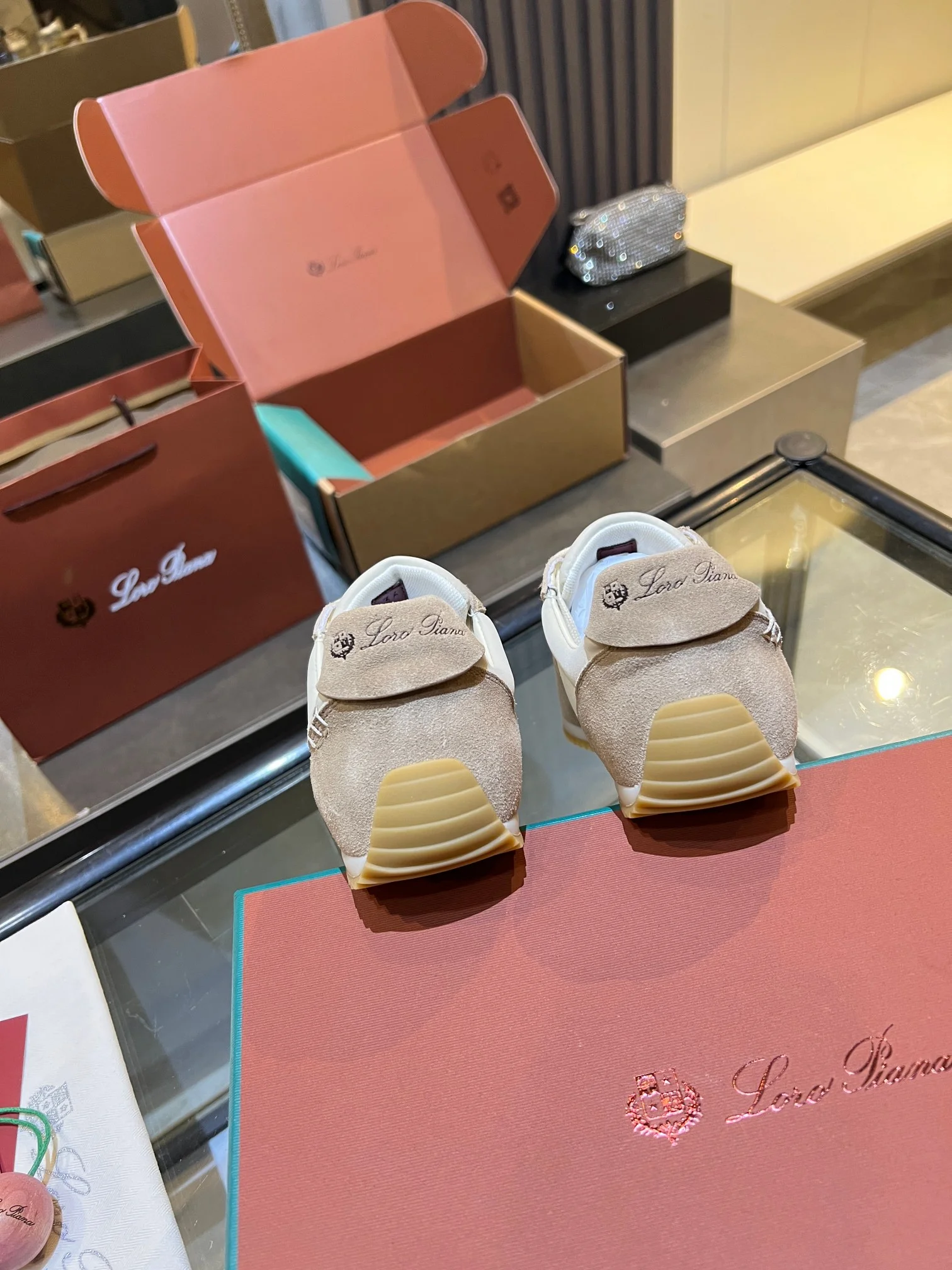 LORO PIANA Sneakers Beige-Cream B40202609111844 - Image 11