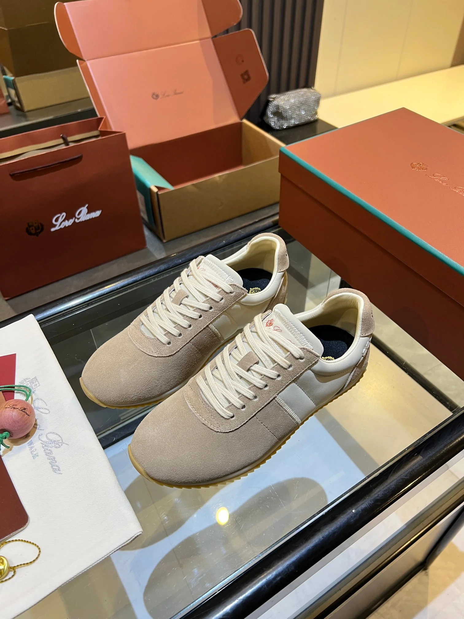 LORO PIANA Sneakers Beige-Cream B40202609111844 - Image 2