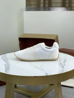 LORO PIANA Sneakers Suede Leather White-Tan EU35-44 C00202609111092