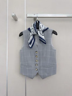 Alternative view of LORO PIANA Suits Gray-White S-L C60202609063496