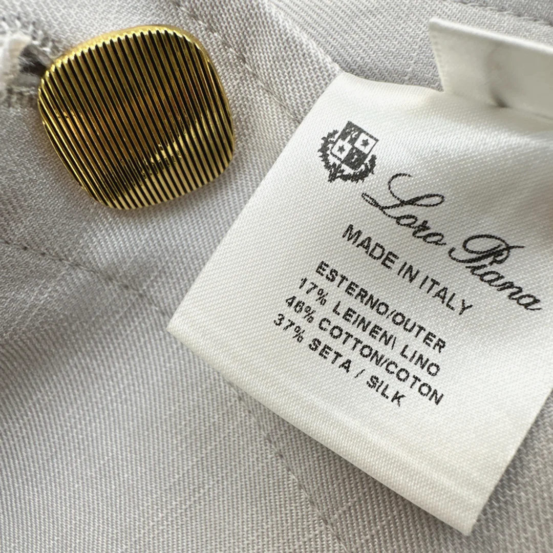 LORO PIANA Suits Grey-Gold S-L B75202609063404 - Image 9