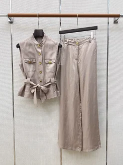 LORO PIANA Suits Linen Beige-Gold S-L B75202609063405