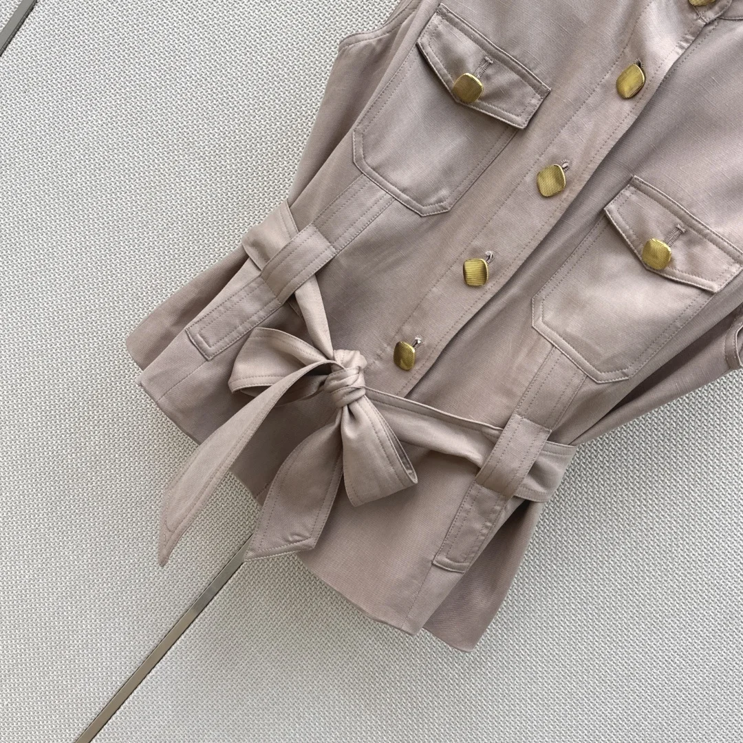 LORO PIANA Suits Linen Beige-Gold S-L B75202609063405 - Image 8