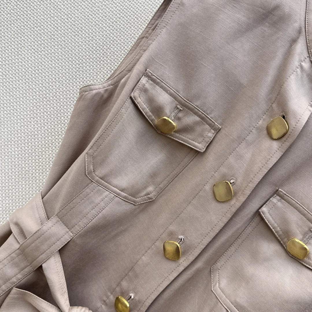 LORO PIANA Suits Linen Beige-Gold S-L B75202609063405 - Image 9