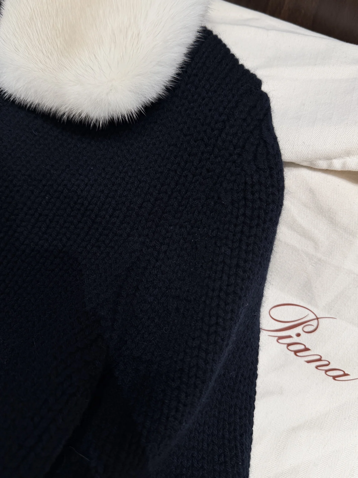 LORO PIANA Sweaters Black-White S-L A030202609063080 - Image 4