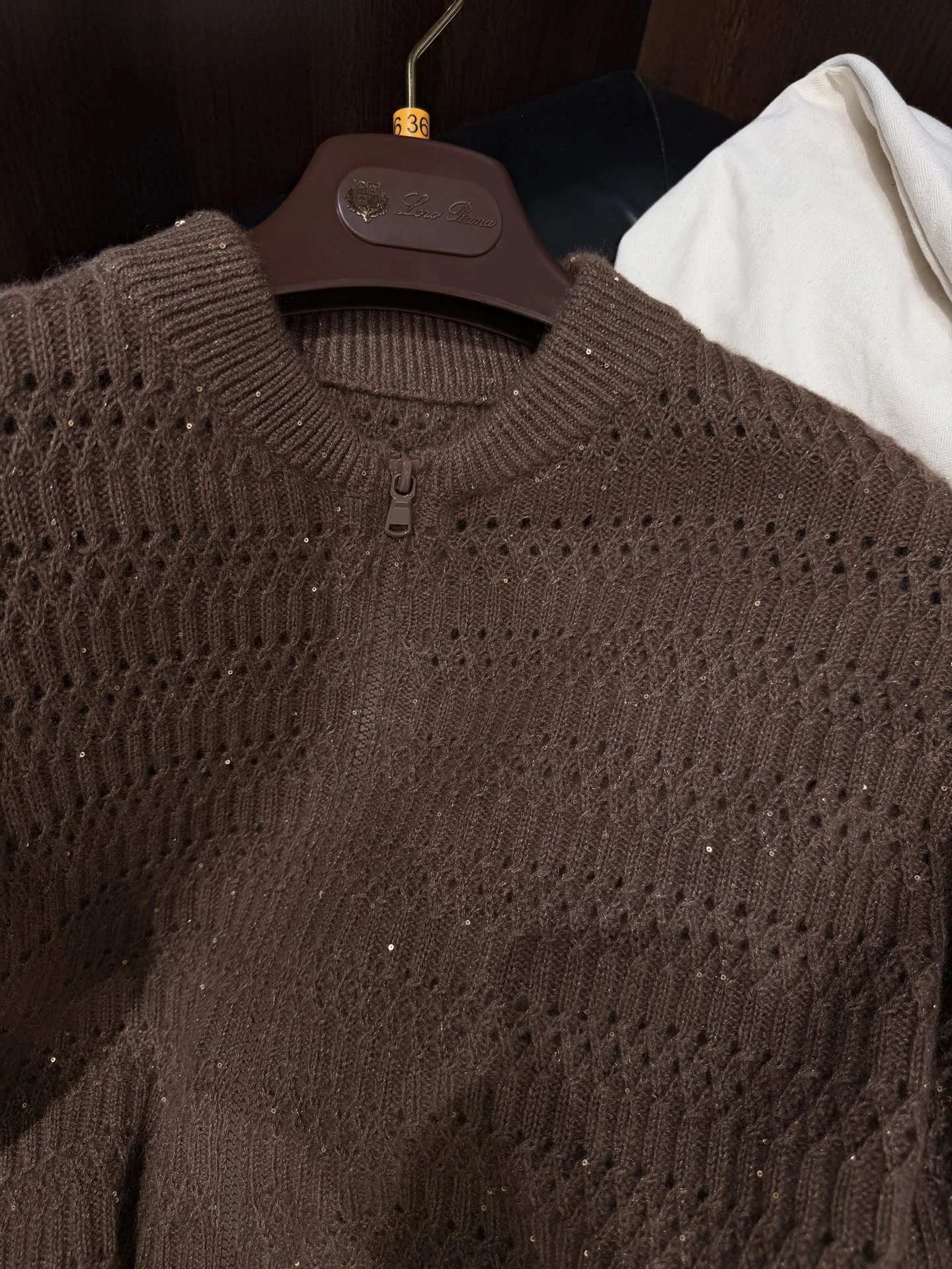 LORO PIANA Sweaters Brown-Gold S-L D95202609063077 - Image 2