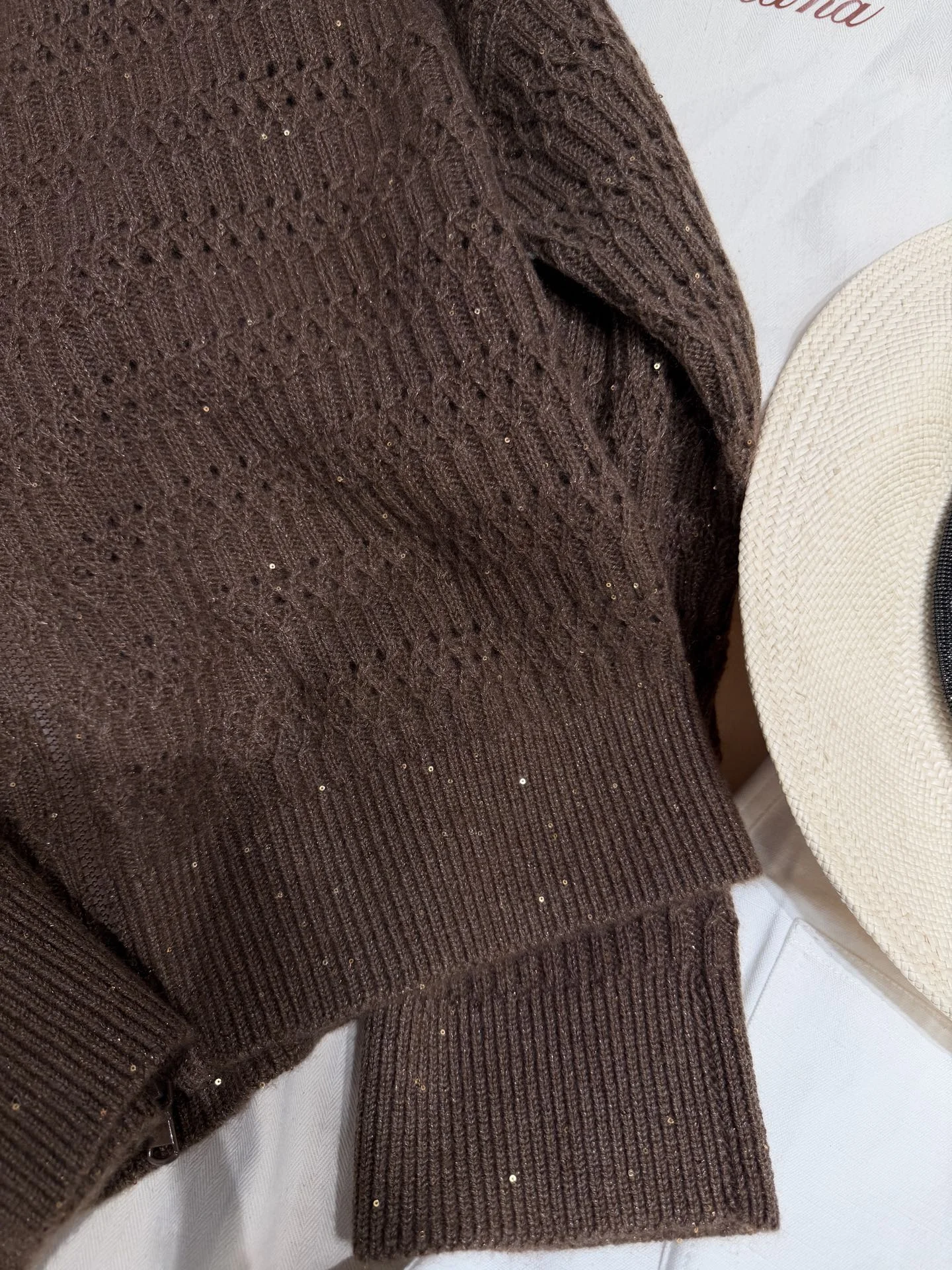 LORO PIANA Sweaters Brown-Gold S-L D95202609063077 - Image 4