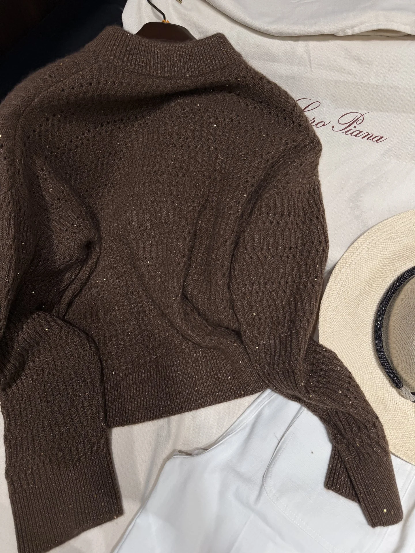LORO PIANA Sweaters Brown-Gold S-L D95202609063077 - Image 5