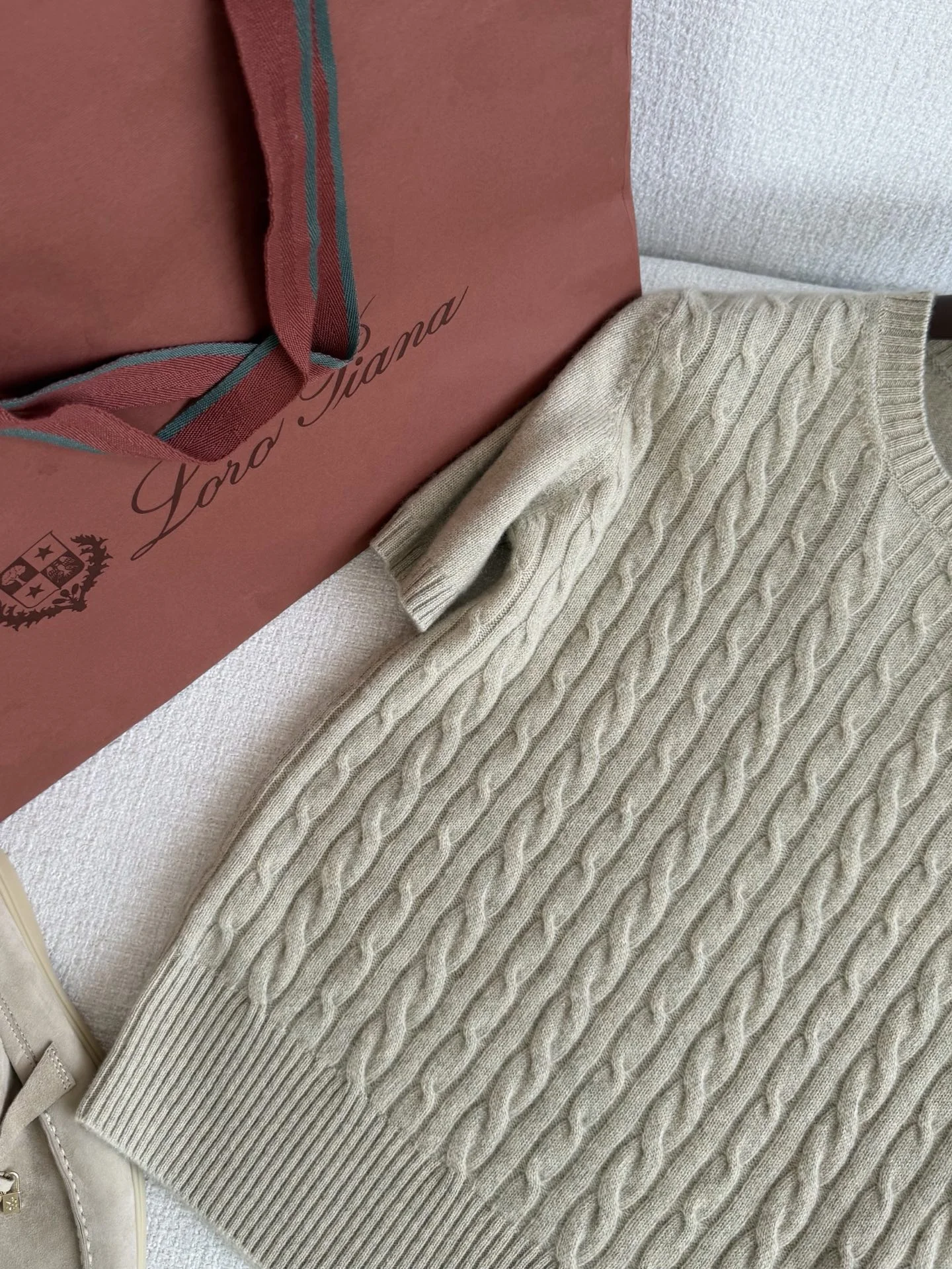 LORO PIANA Sweaters Cashmere Beige-Brown S-L C05202609061559 - Image 4