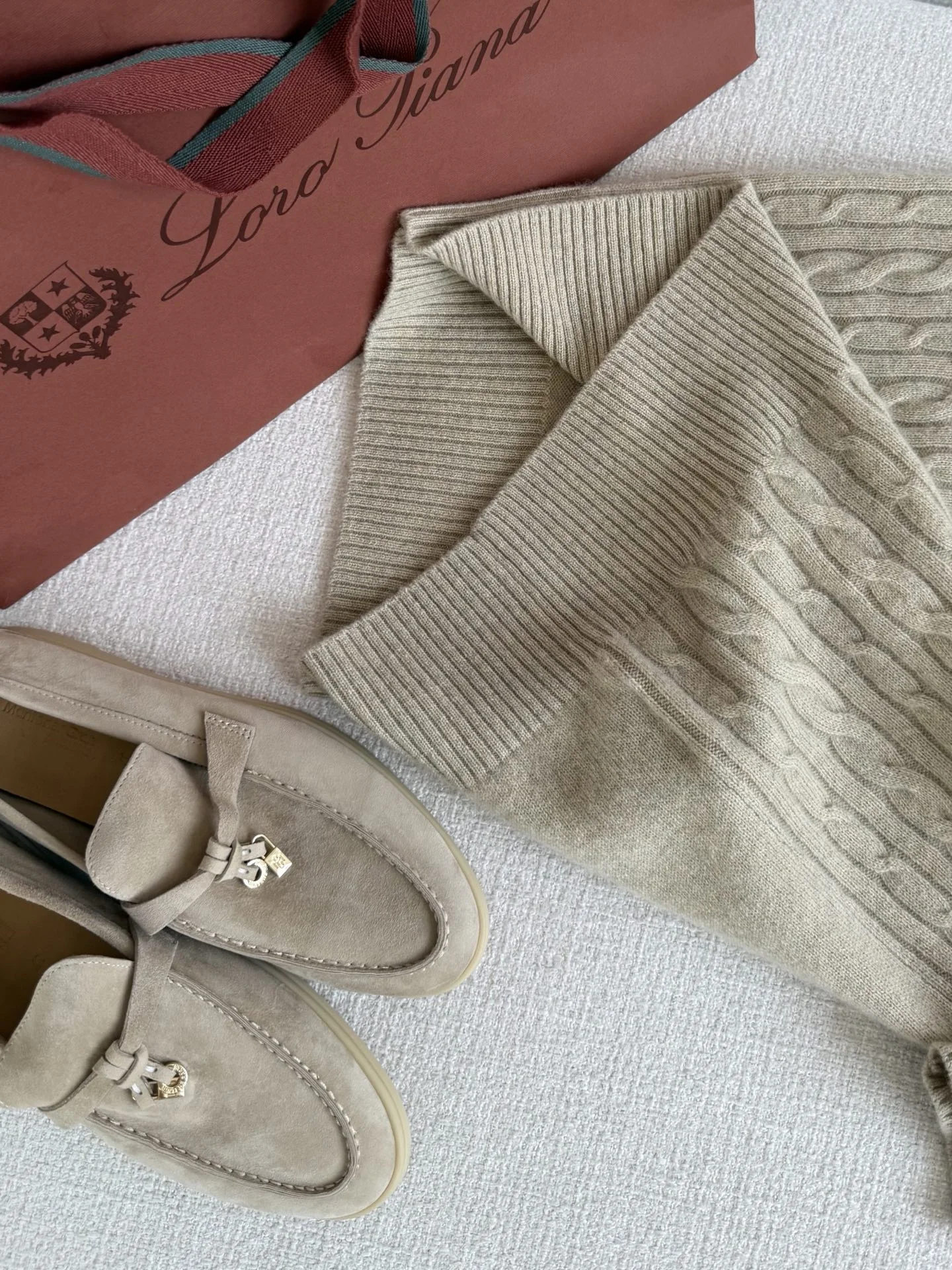 LORO PIANA Sweaters Cashmere Beige-Brown S-L C05202609061559 - Image 5