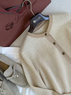 Alternative view of LORO PIANA Sweaters Cashmere Beige-Brown S-L C85202609060275