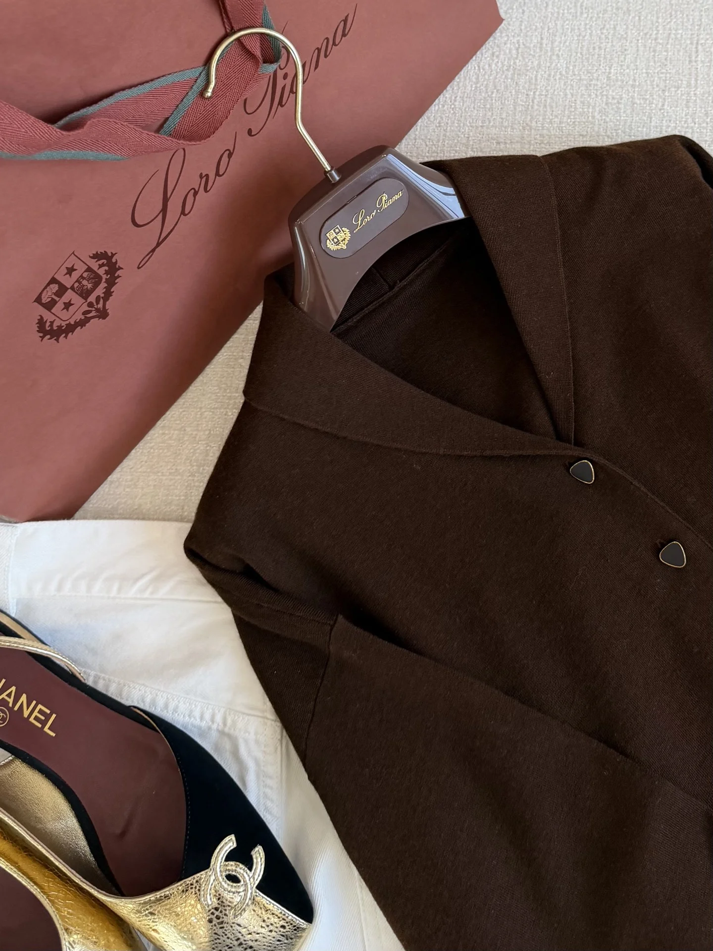LORO PIANA Sweaters Cashmere Brown S-L D40202609060274 - Image 2