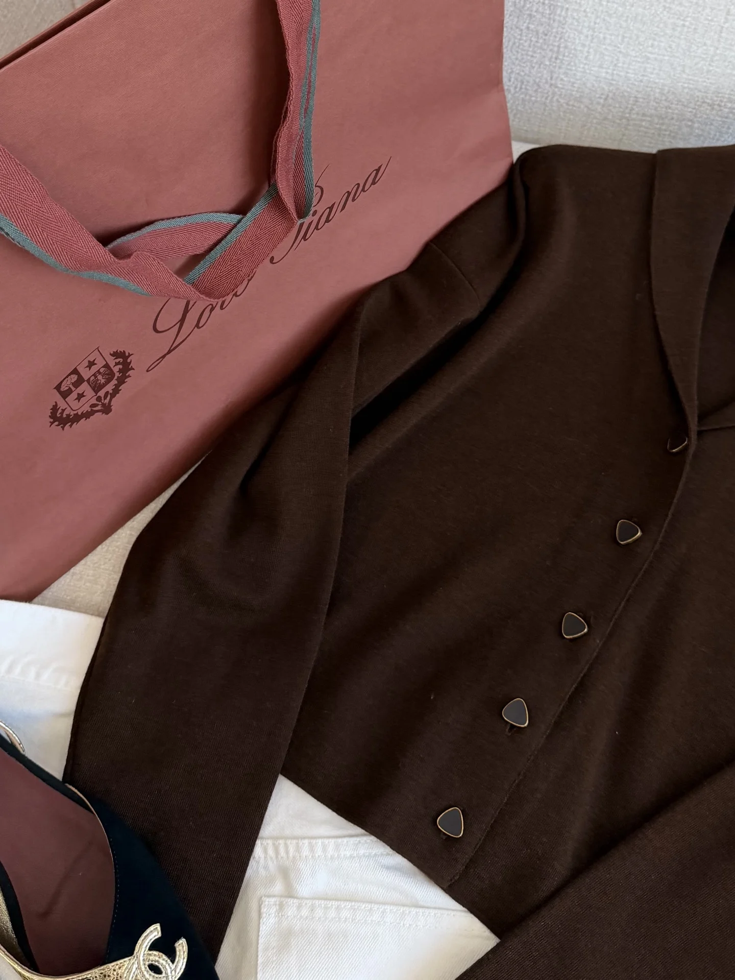LORO PIANA Sweaters Cashmere Brown S-L D40202609060274 - Image 3