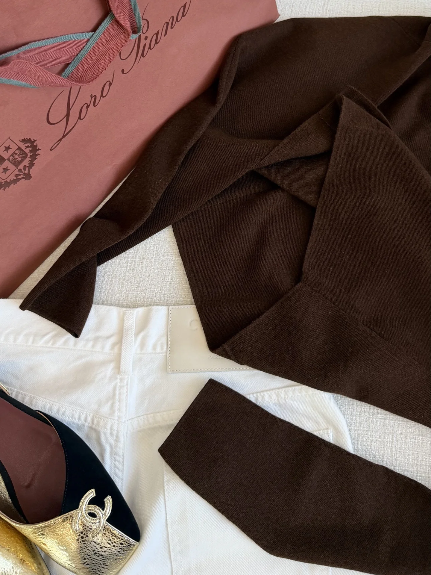 LORO PIANA Sweaters Cashmere Brown S-L D40202609060274 - Image 6