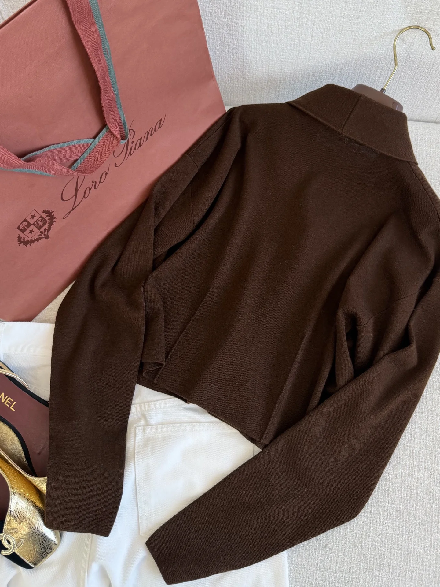 LORO PIANA Sweaters Cashmere Brown S-L D40202609060274 - Image 9