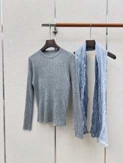 LORO PIANA Sweaters Grey-Blue S-L B15202609060541