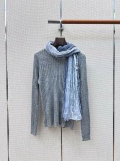 Alternative view of LORO PIANA Sweaters Grey-Blue S-L B15202609060541