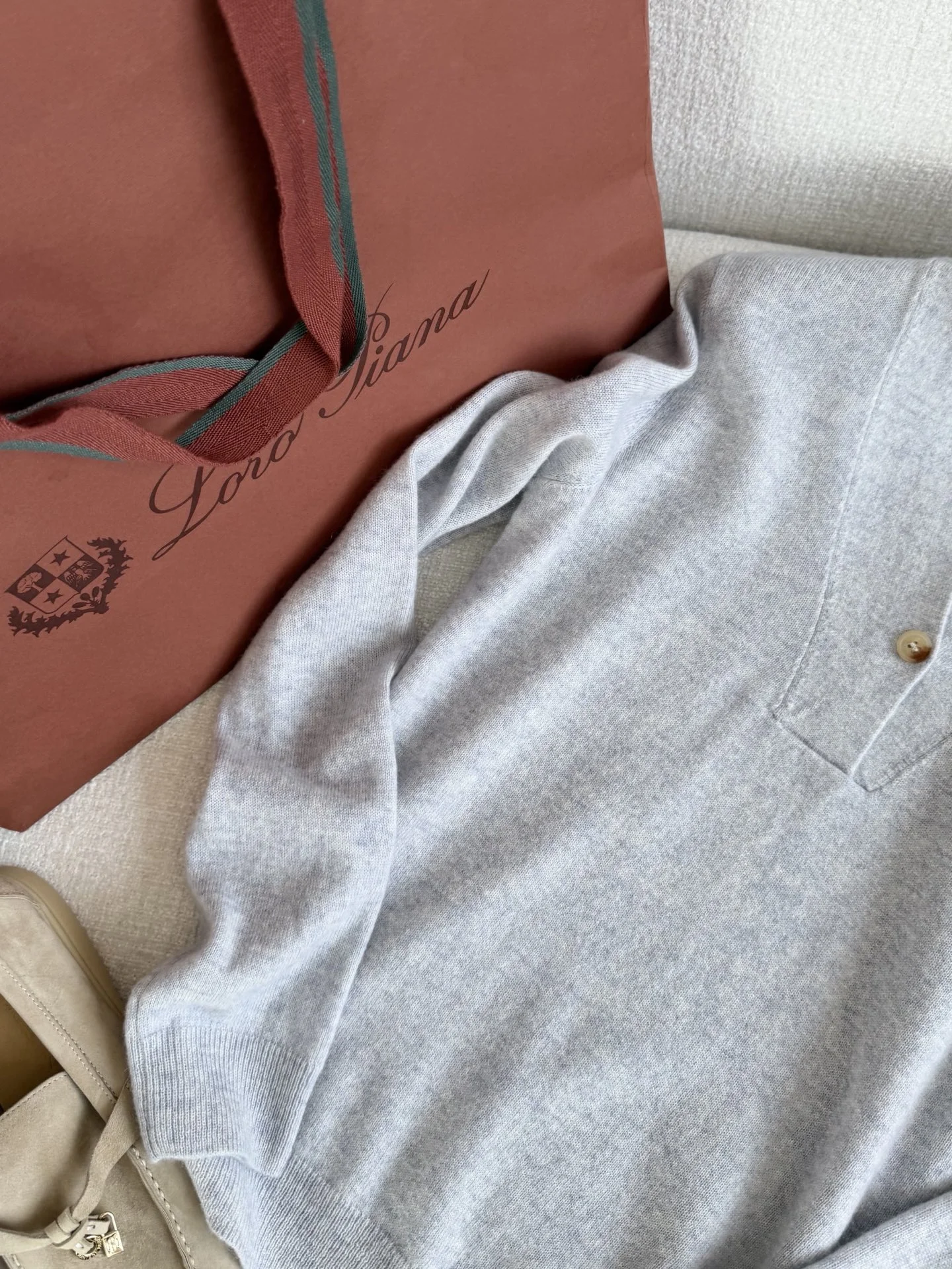 LORO PIANA Sweaters Grey S-L B90202609060666 - Image 3