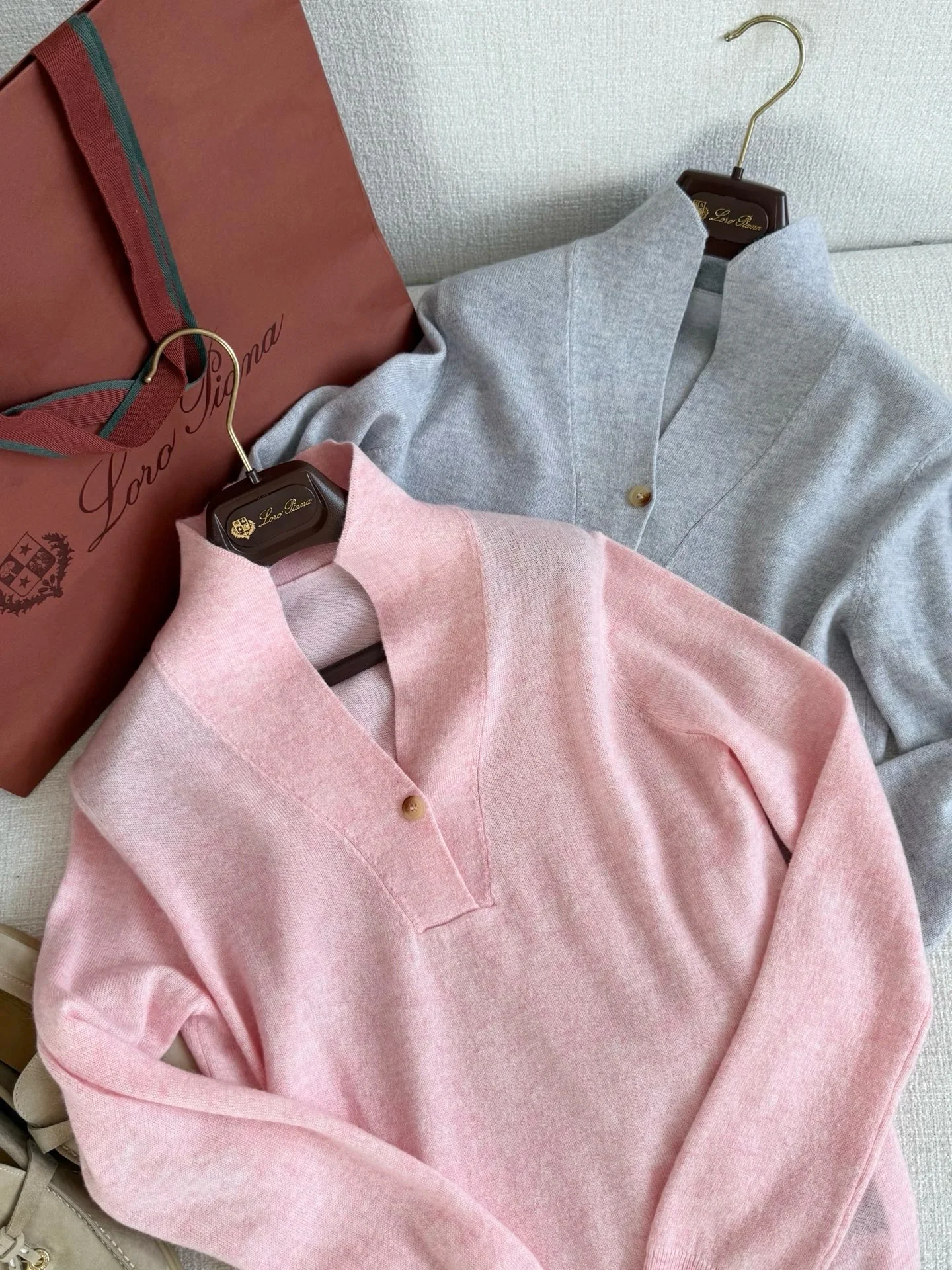 LORO PIANA Sweaters Grey S-L B90202609060666 - Image 8
