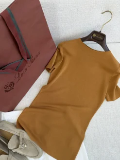 LORO PIANA T-shirts Brown S-L B35202609060277