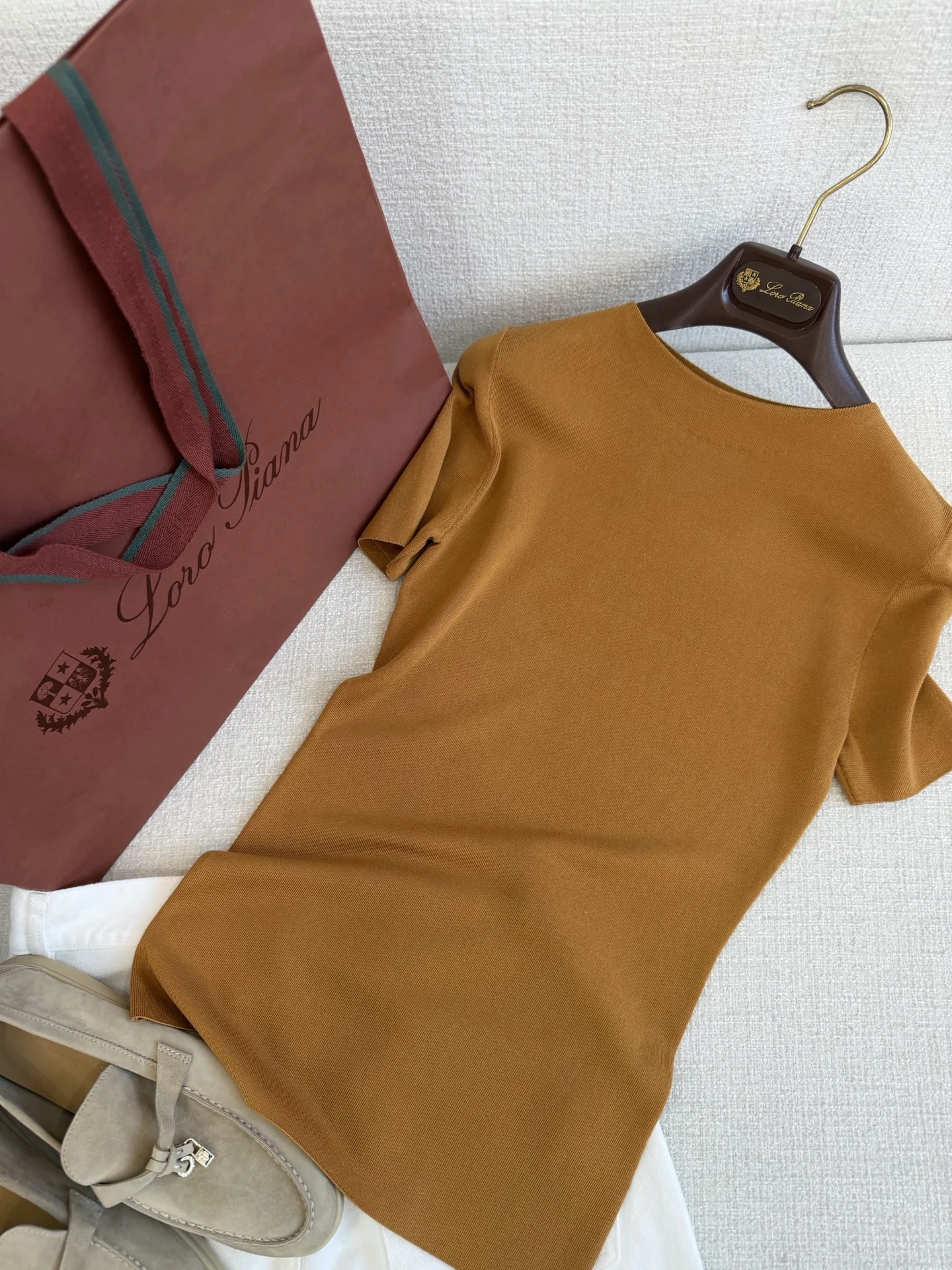 LORO PIANA T-shirts Brown S-L B35202609060277