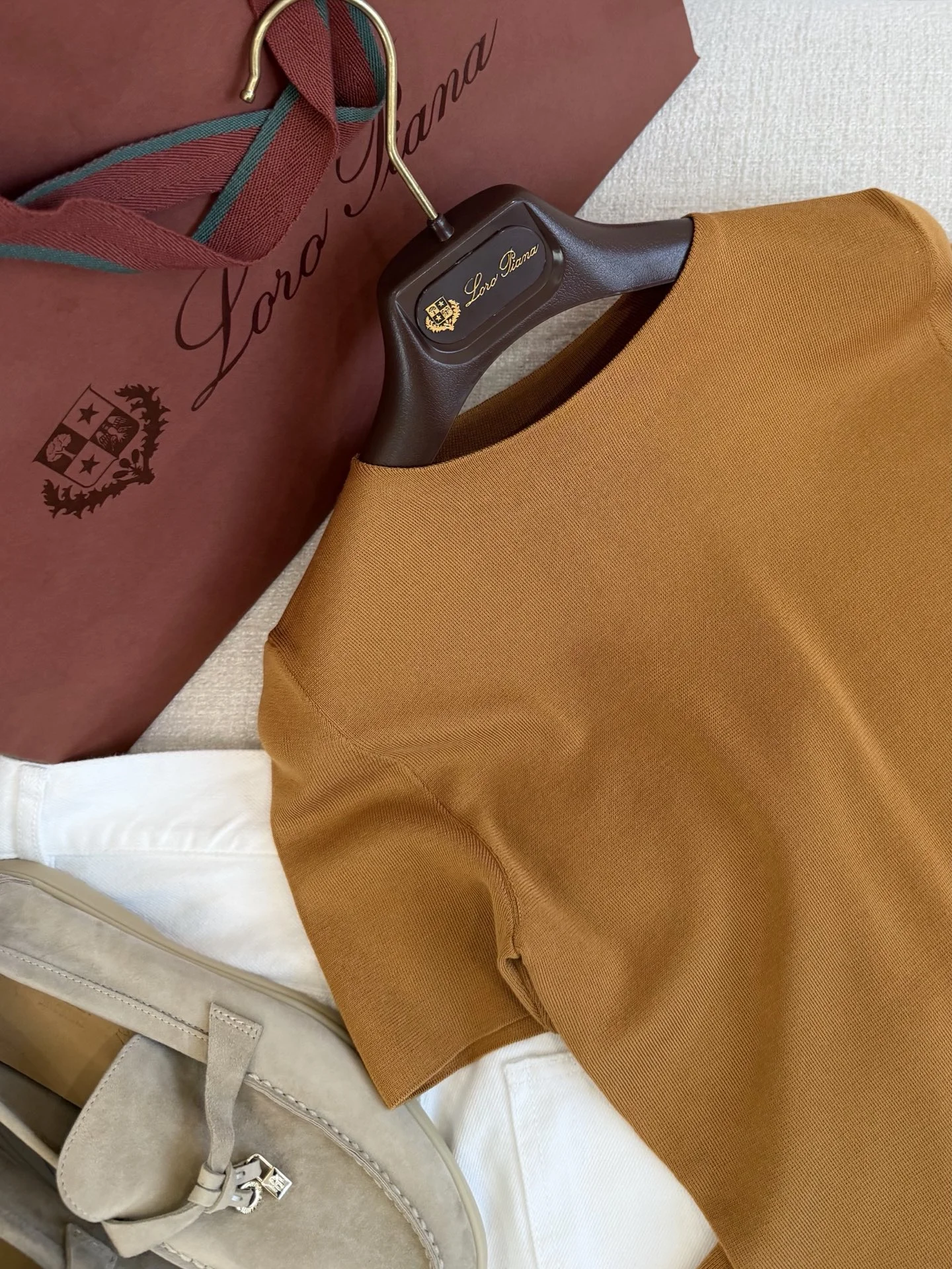 LORO PIANA T-shirts Brown S-L B35202609060277 - Image 2