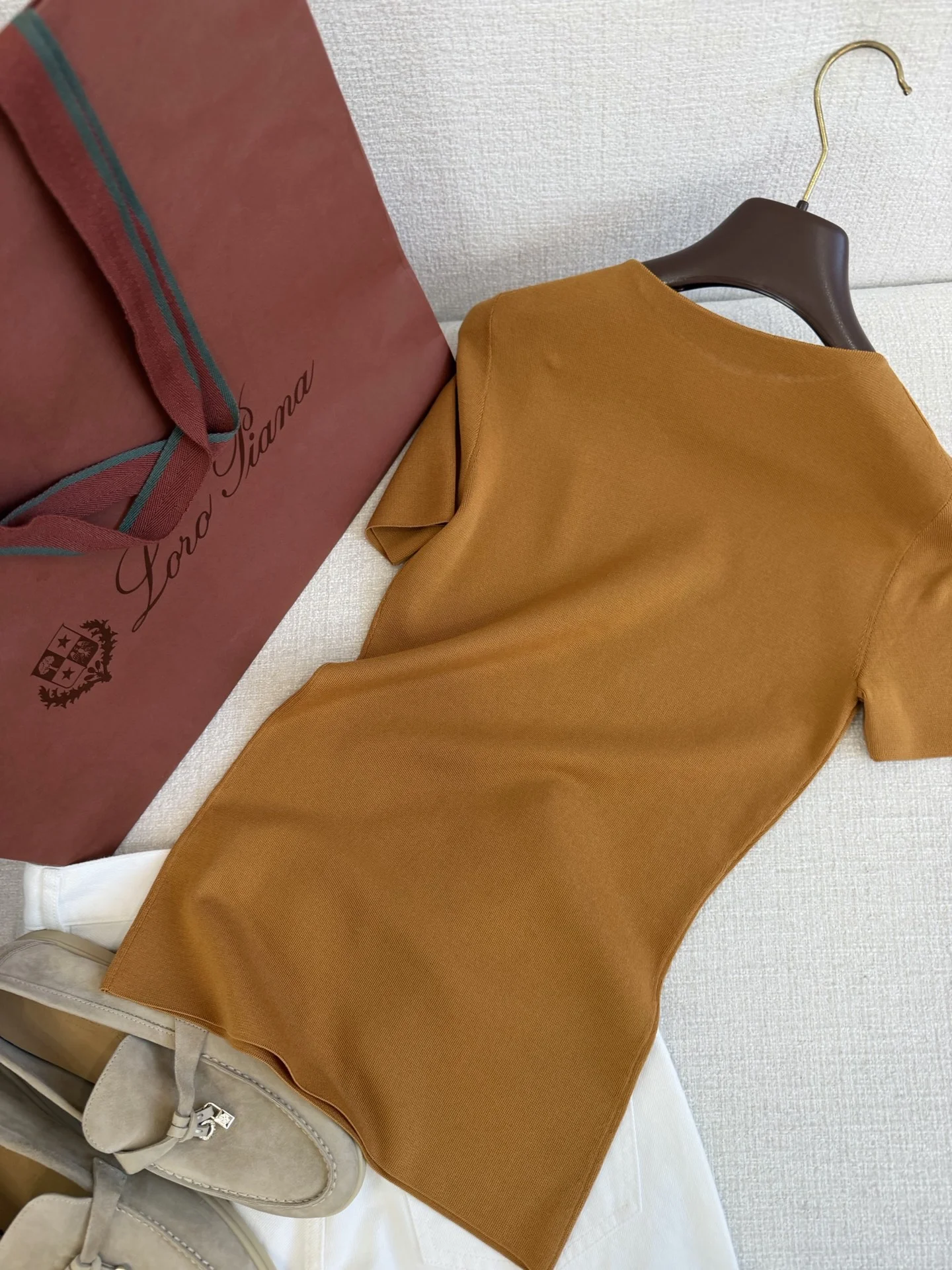 LORO PIANA T-shirts Brown S-L B35202609060277 - Image 7