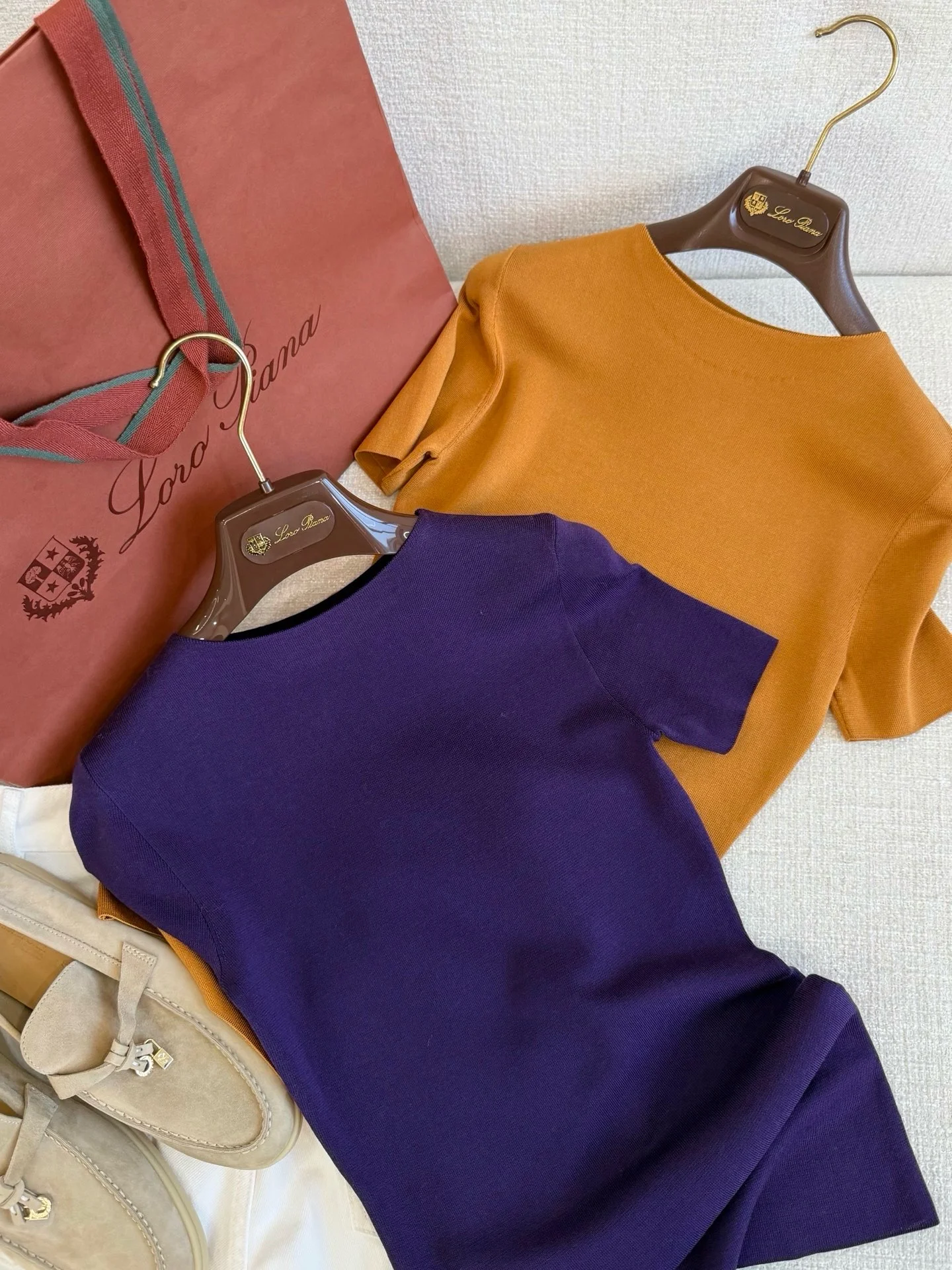 LORO PIANA T-shirts Brown S-L B35202609060277 - Image 8