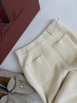 Alternative view of LORO PIANA Trousers Cream S-L C05202609061052