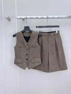 LORO PIANA Vests Brown-Black S-M-L C45202609063495