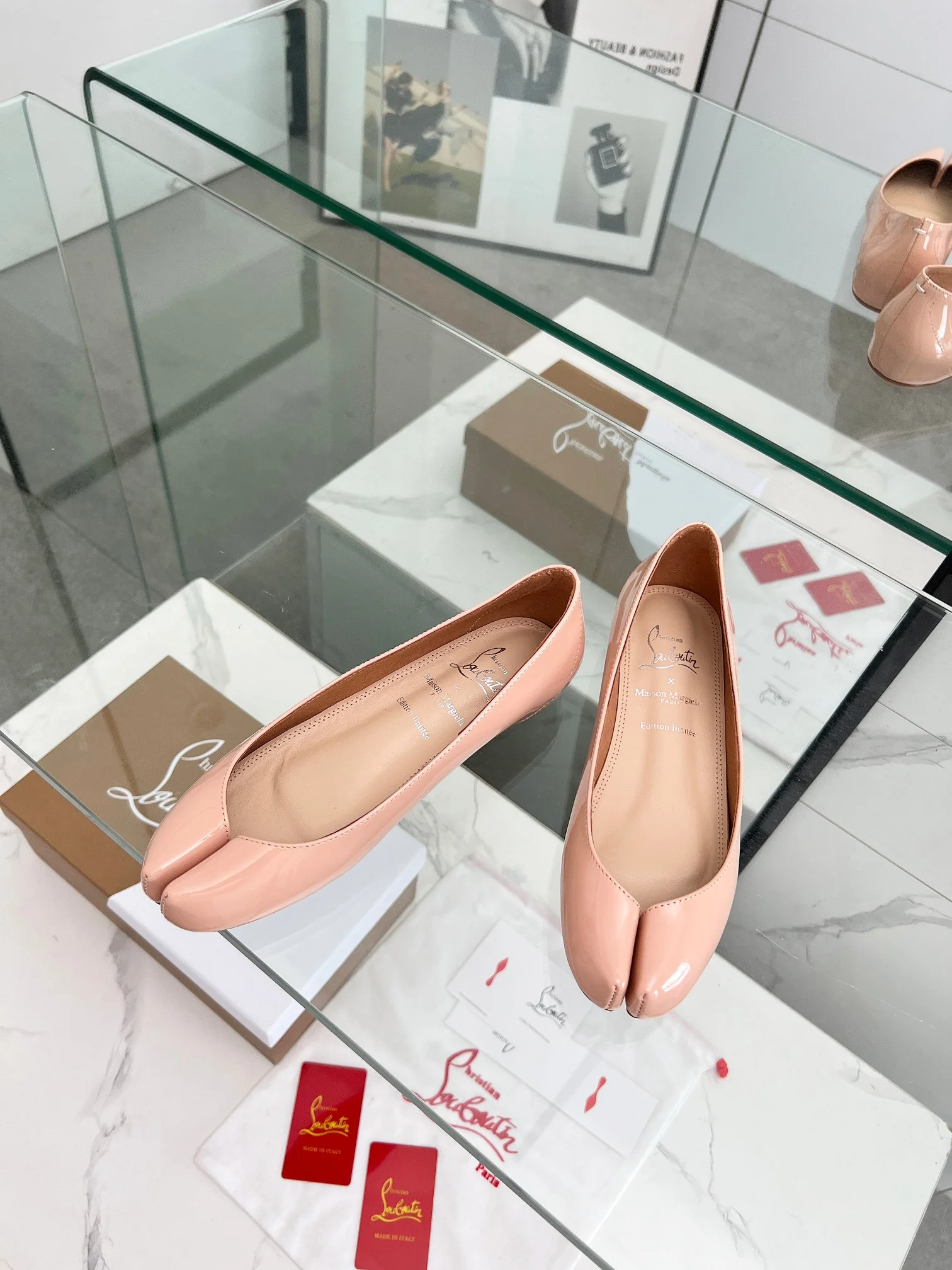 LOUBOUTIN Flats Pink B80202609110008 - Image 3
