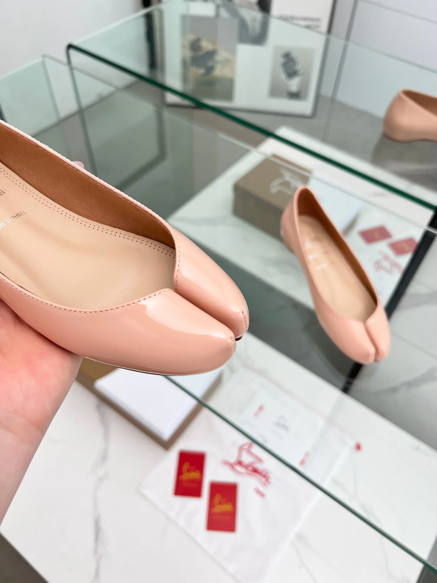 LOUBOUTIN Flats Pink B80202609110008 - Image 4