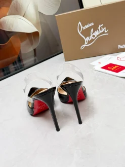 Alternative view of LOUBOUTIN Mules Black-Clear B80202609110683
