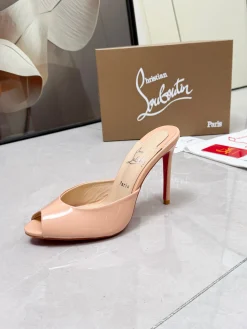 LOUBOUTIN Pumps Beige-Red B60202609110674