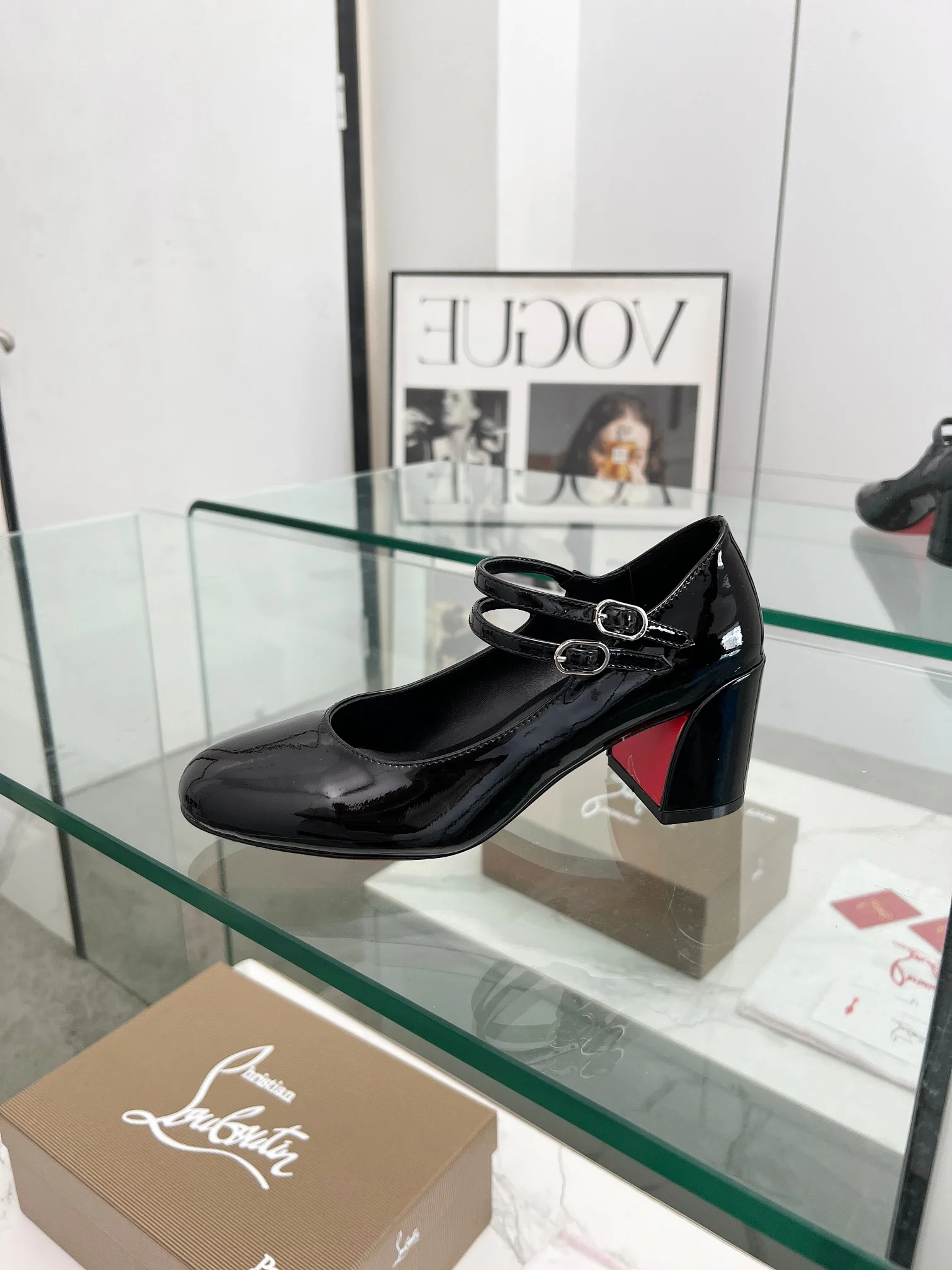LOUBOUTIN Pumps Black-Red B80202609110010