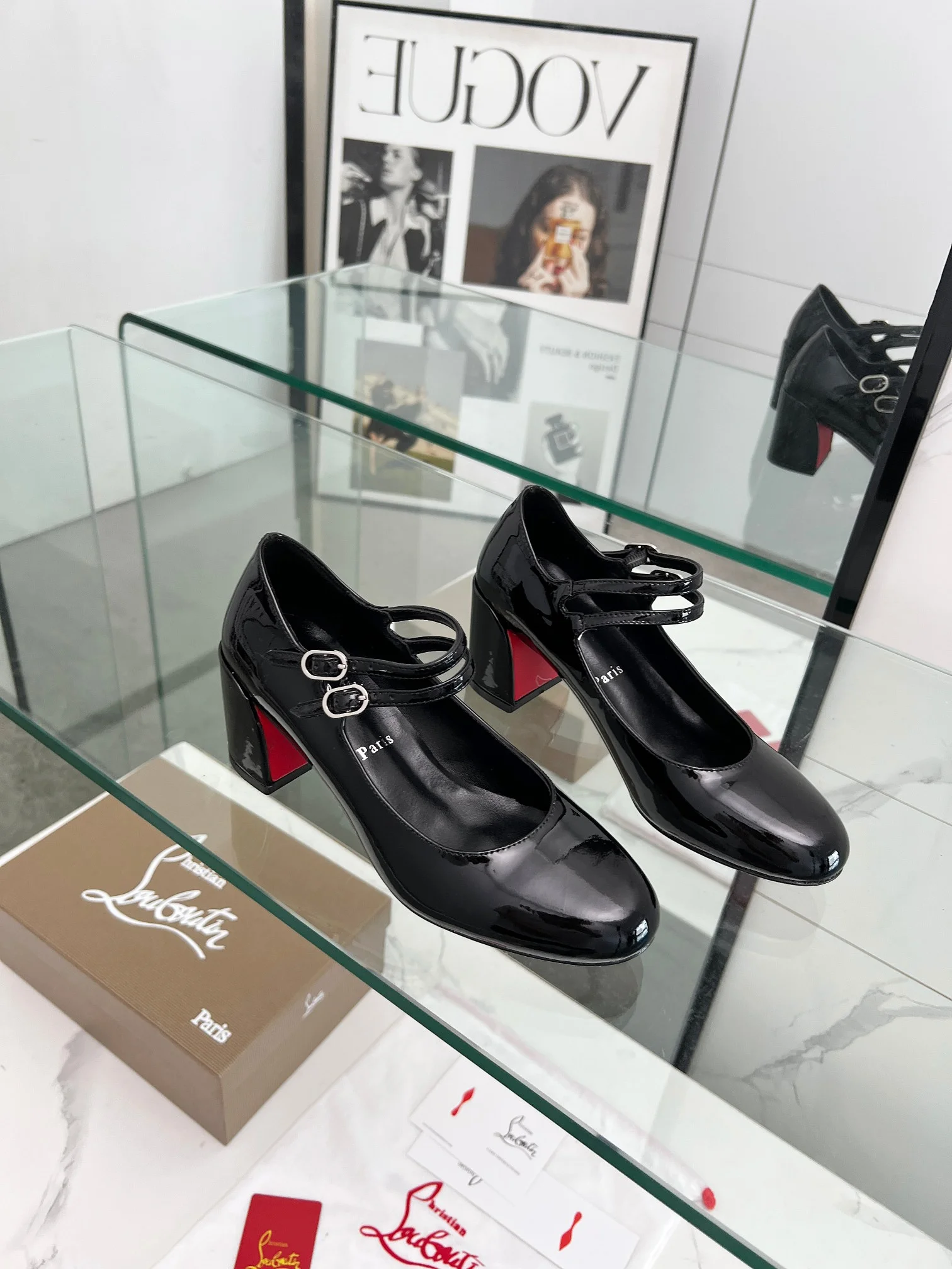 LOUBOUTIN Pumps Black-Red B80202609110010 - Image 10