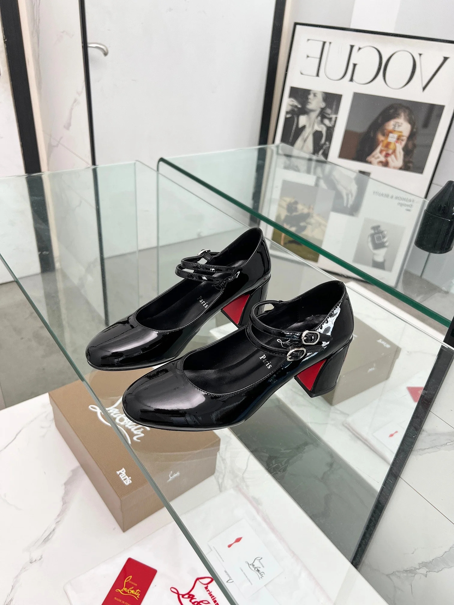LOUBOUTIN Pumps Black-Red B80202609110010 - Image 9