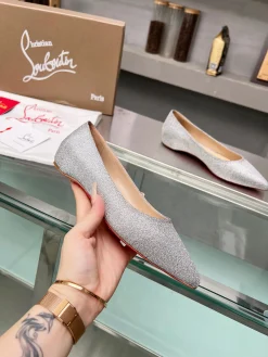 LOUBOUTIN Pumps Silver-Red B60202609110030