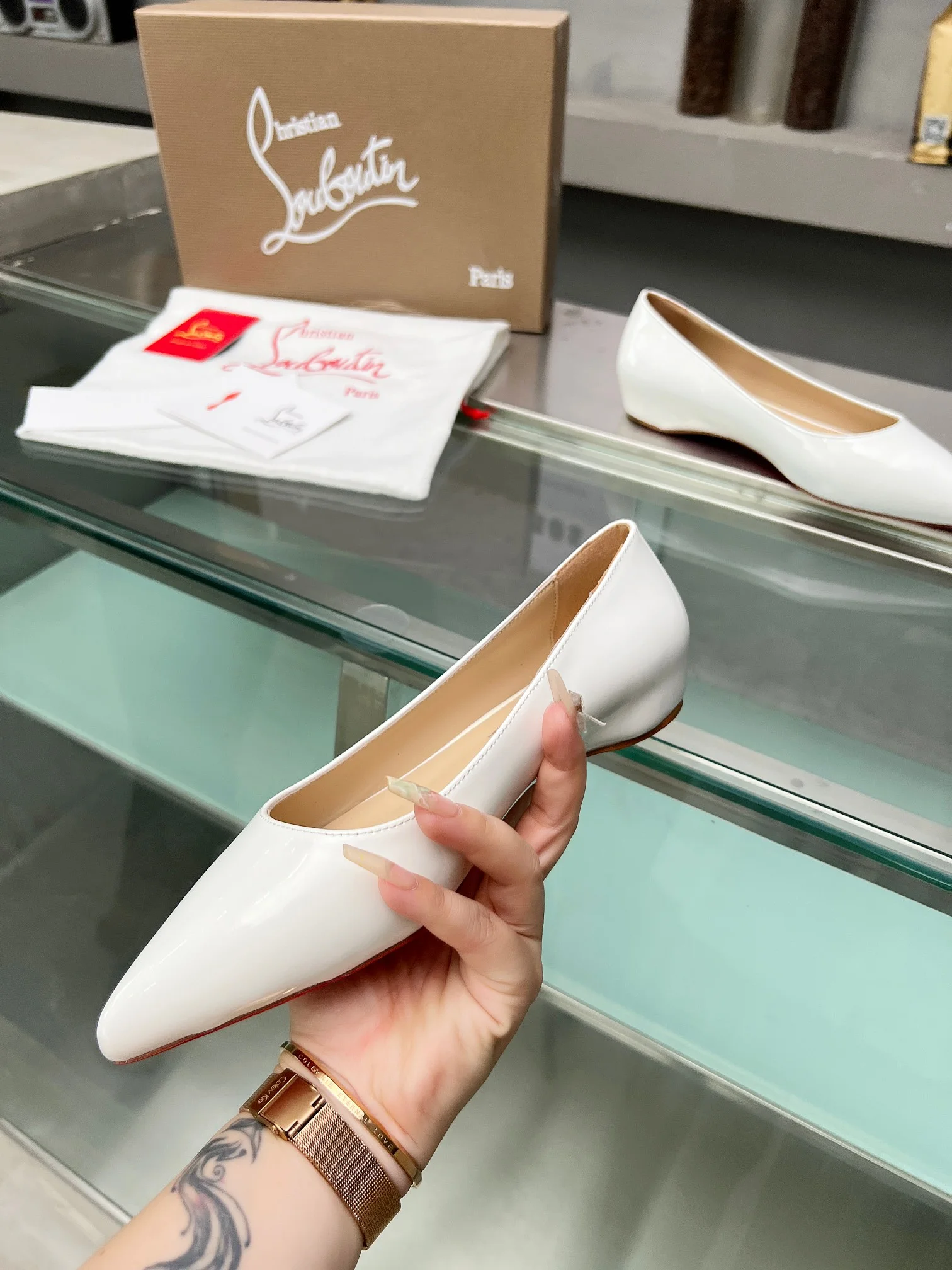 LOUBOUTIN Pumps White B60202609110034 - Image 3