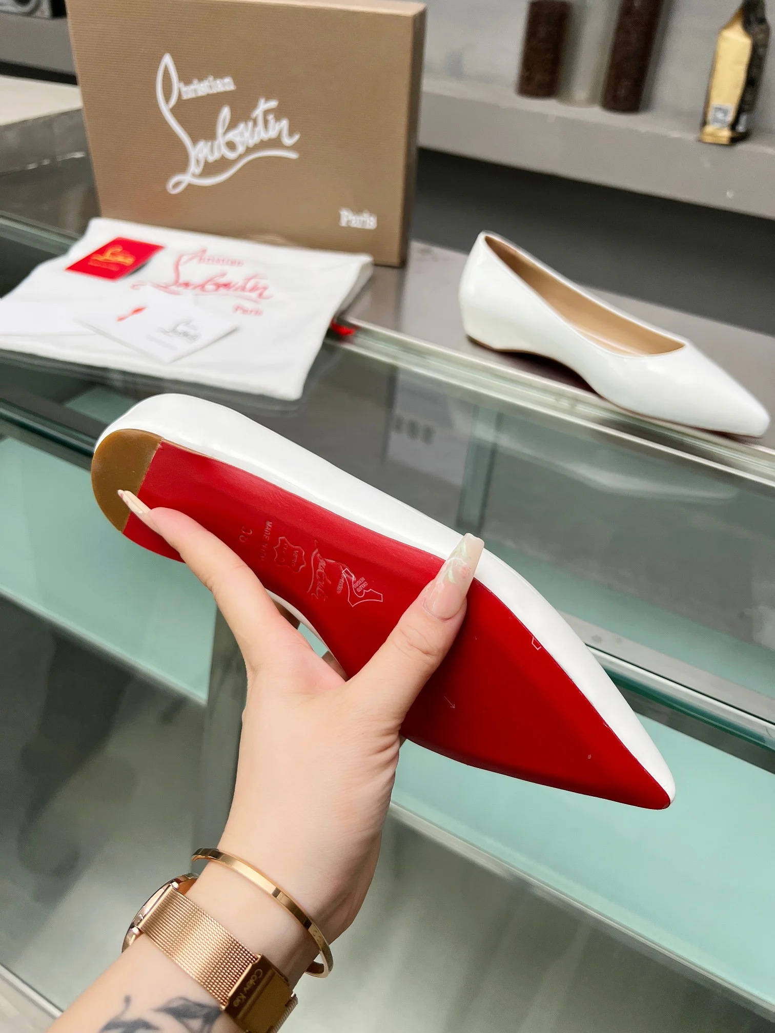 LOUBOUTIN Pumps White B60202609110034 - Image 4