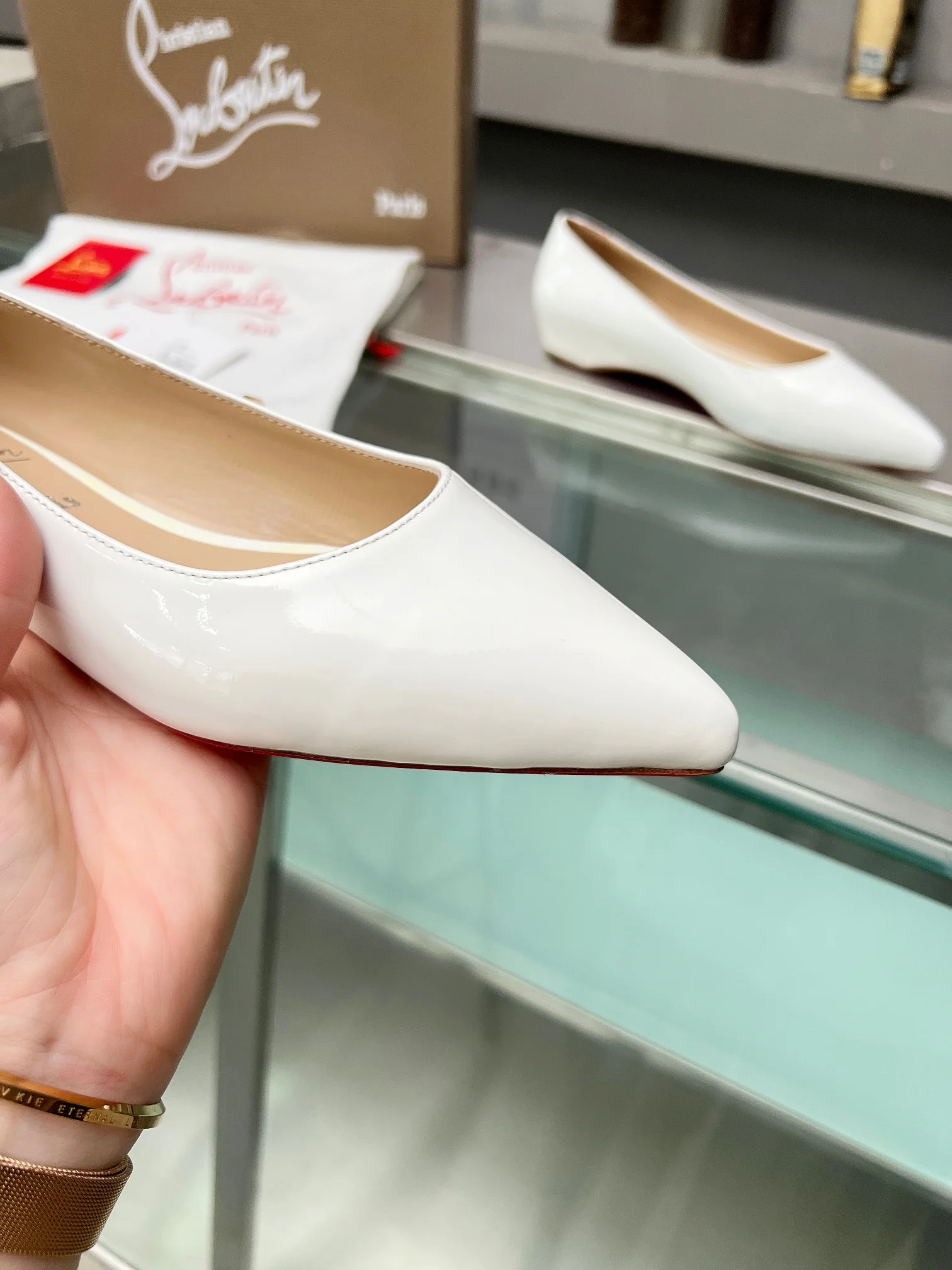 LOUBOUTIN Pumps White B60202609110034 - Image 5