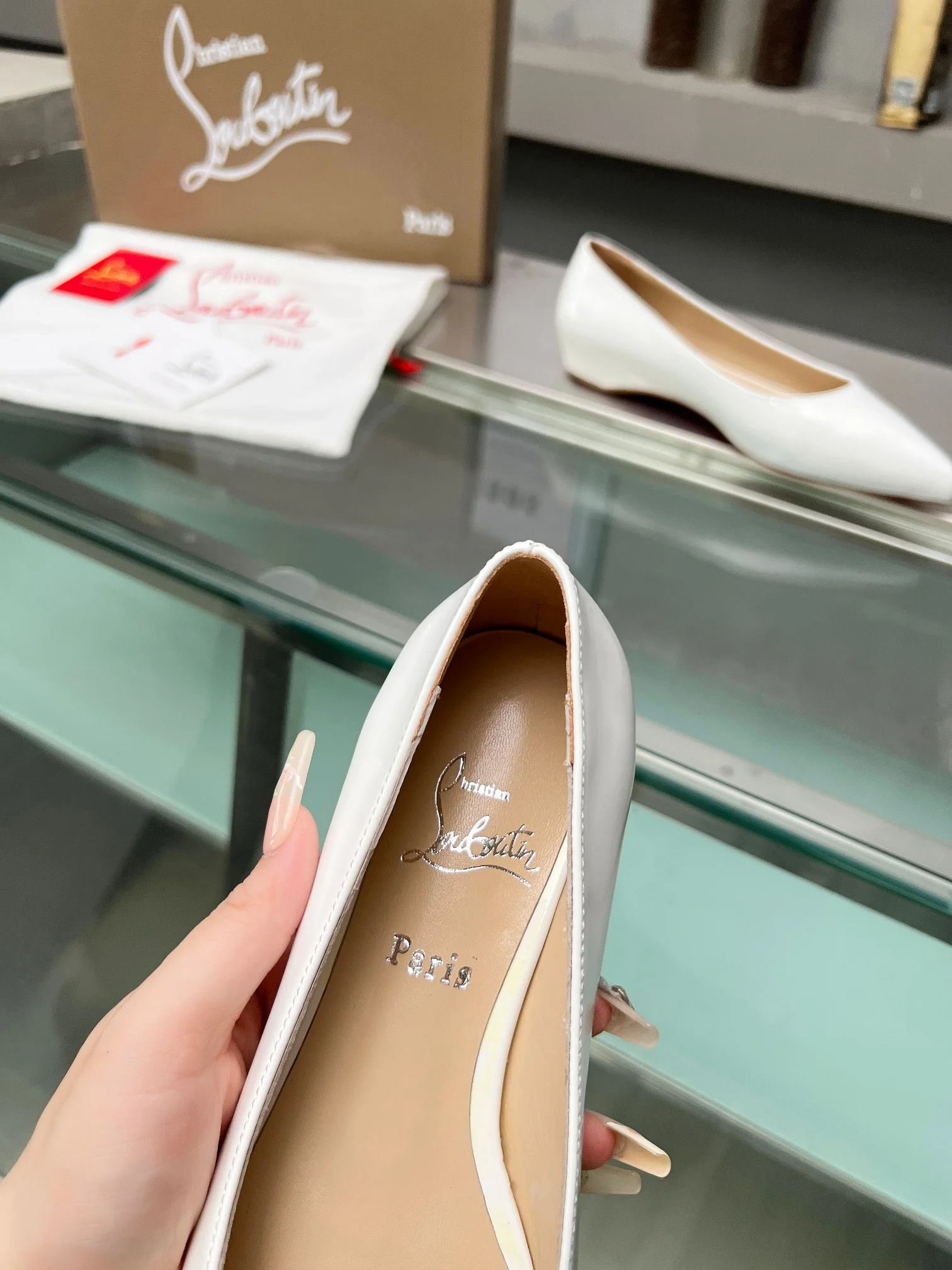 LOUBOUTIN Pumps White B60202609110034 - Image 6